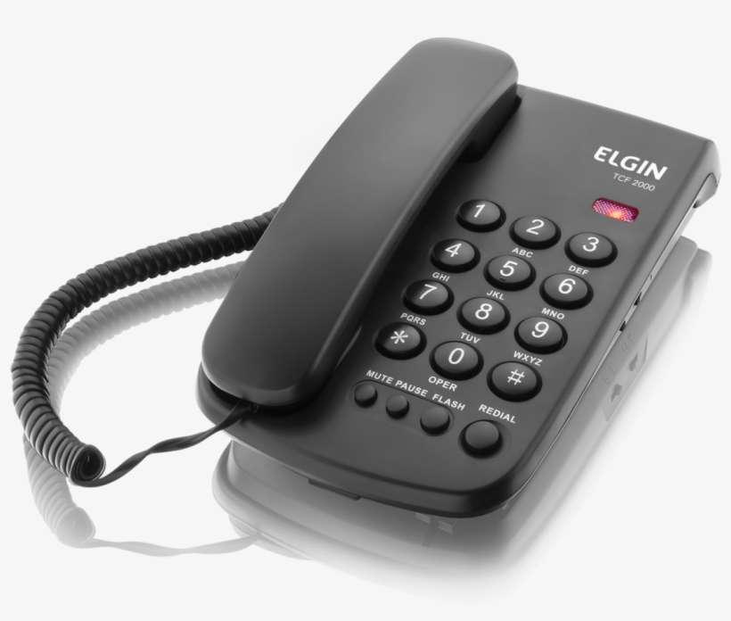 Telefone - Telefone Com Fio Elgin, transparent png download