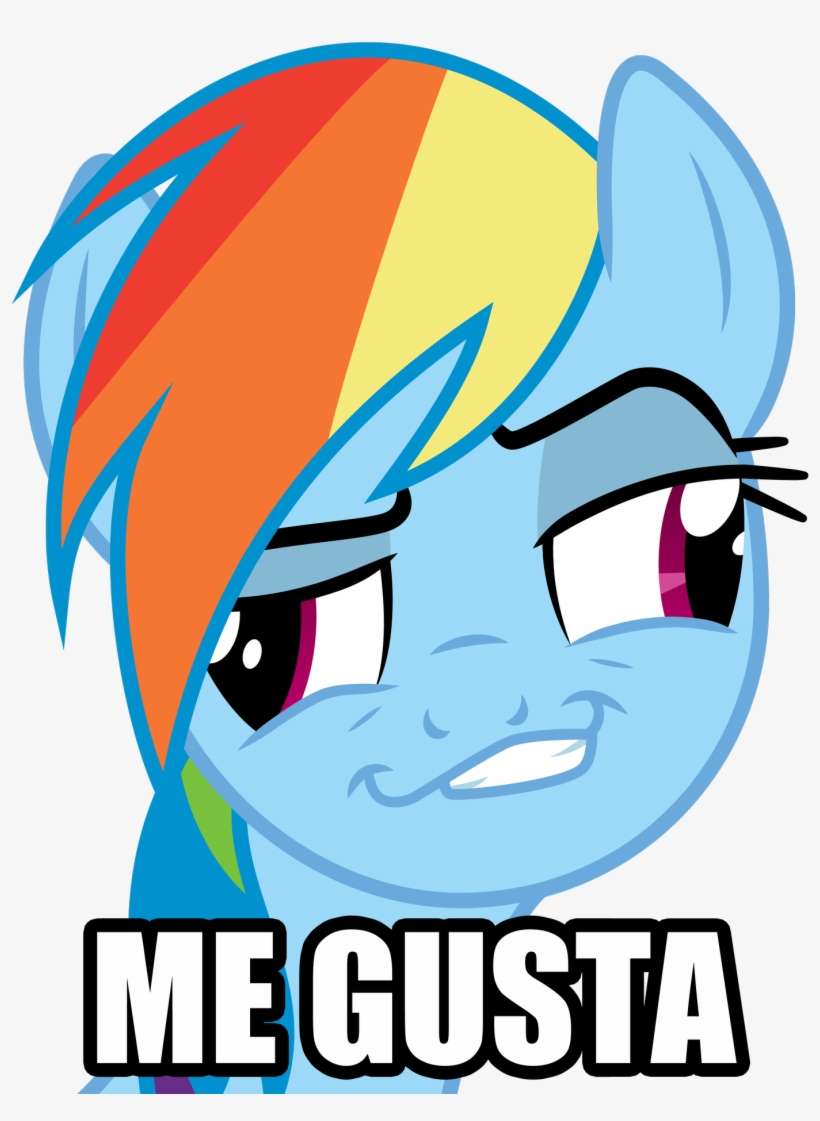 Source - Http - //denver - Mylittlefacewhen - Huge - Rainbow Dash Face Happy, transparent png download