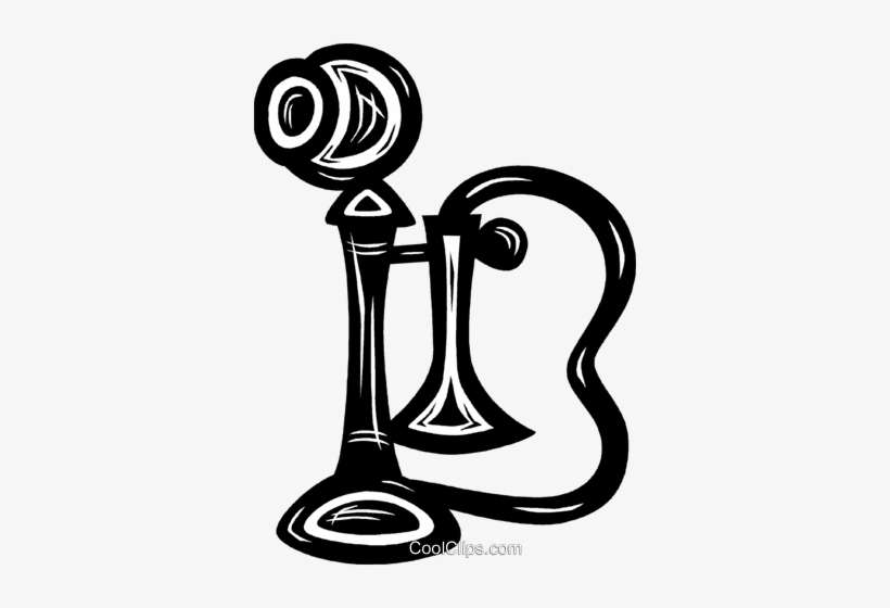 Telefone Antigo Livre De Direitos Vetores Clip Art - Telefone Antigo Imagem Png, transparent png download