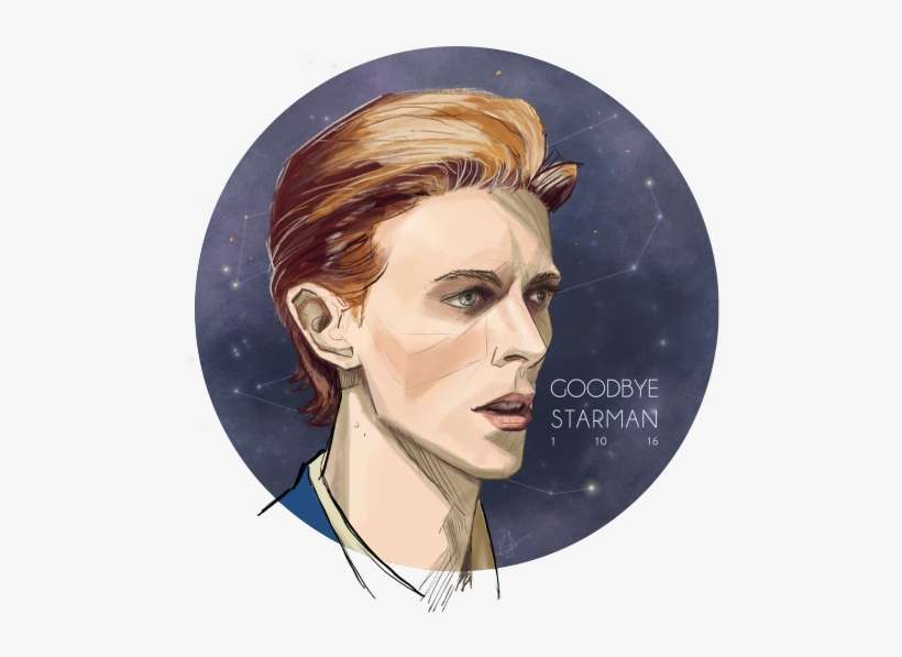 David Bowie Portrait Art Drawing The Rise And Fall - David Bowie, transparent png download