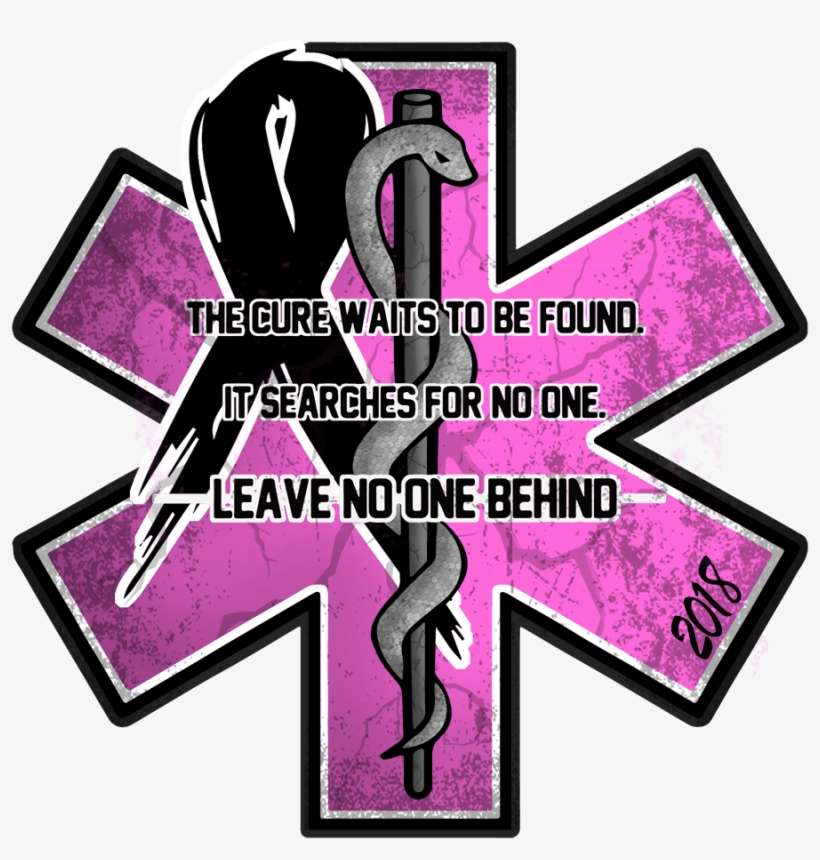 Breast Cancer Awareness Ems Decal - Breast Cancer Awareness For Ems, transparent png download