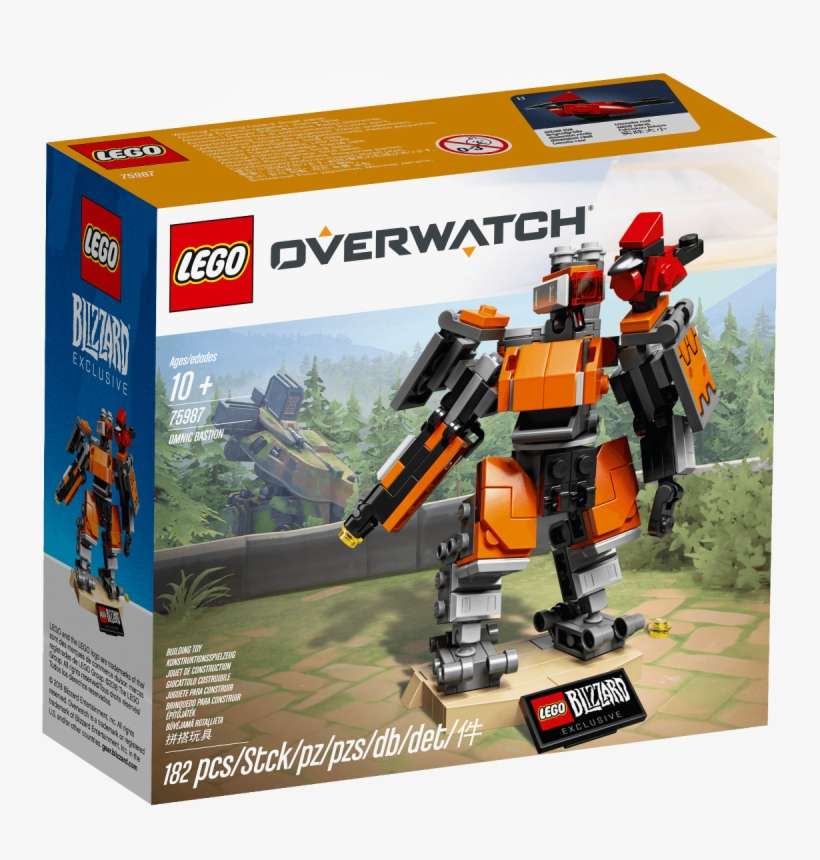 Limited Edition Lego Overwatch Omnic Bastion Ready - Overwatch, transparent png download