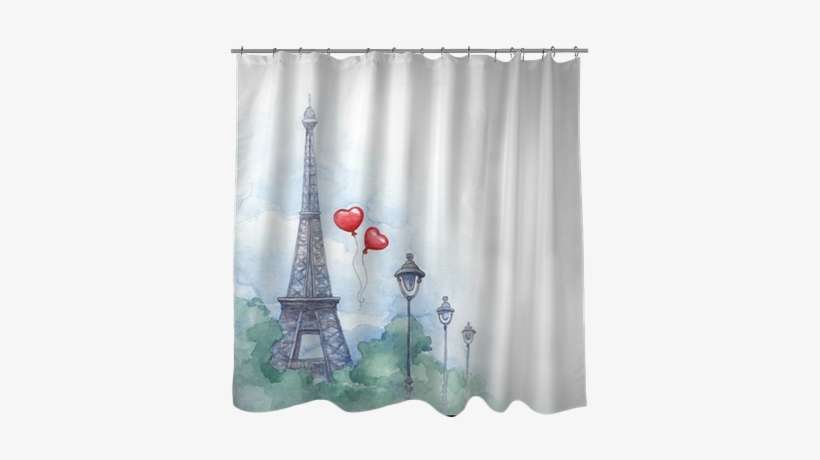 Watercolor Background With Illustration Of Eiffel Tower - French In A Flash: Grammar And Vocabulary Fundamentals, transparent png download