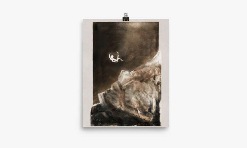 Life Is A Series Of Falls Enhanced Matte Poster - Poster, transparent png download