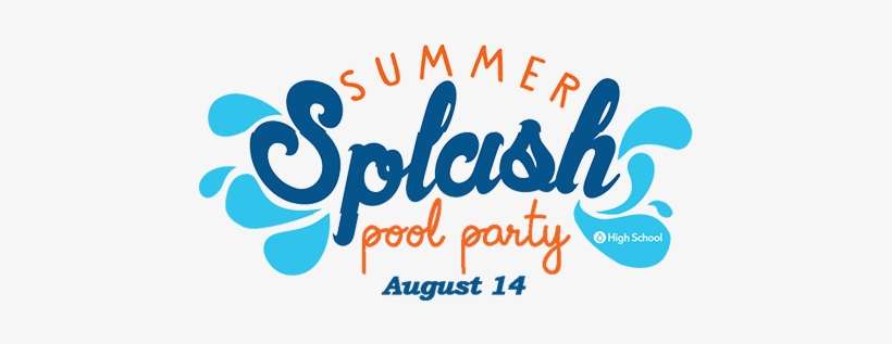 Full Size 484 × - Summer Splash Pool Party, transparent png download