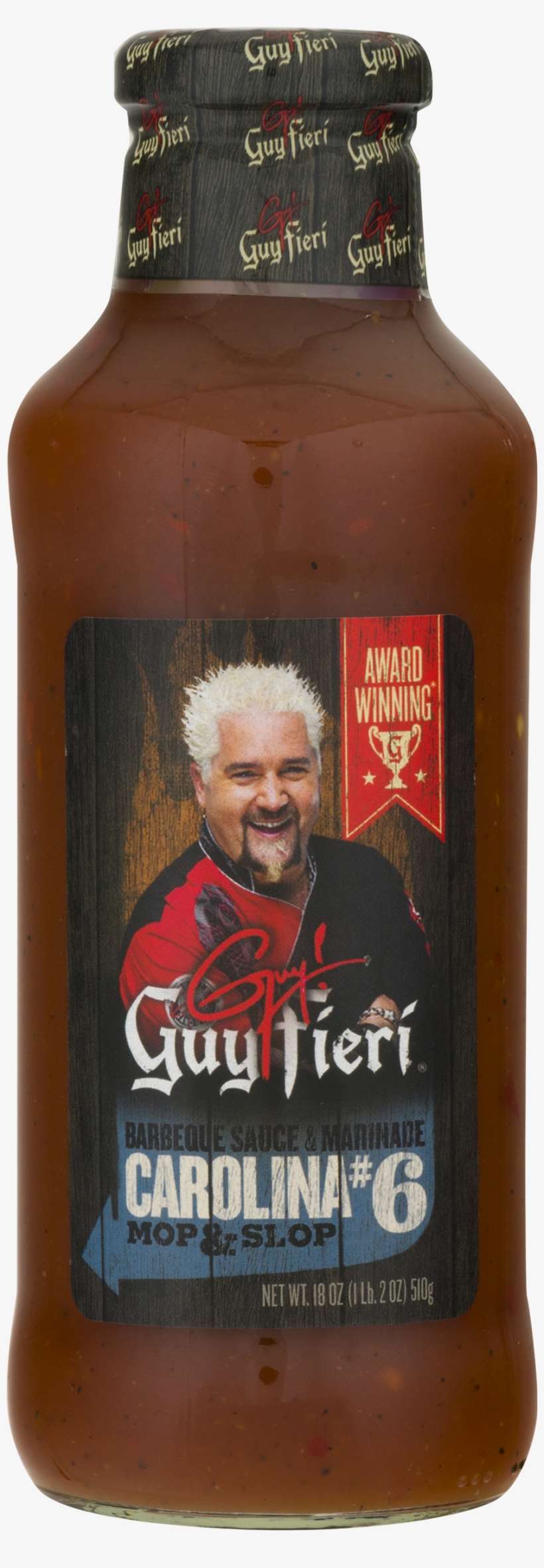 Guy Fieri Carolina #6 Bbq Sauce 530ml, transparent png download