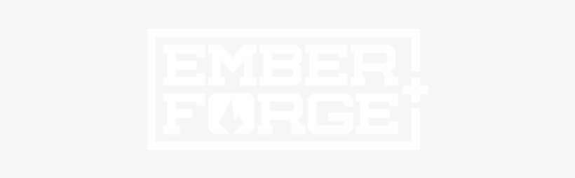 E F Primary Logo White - Ember + Forge, transparent png download