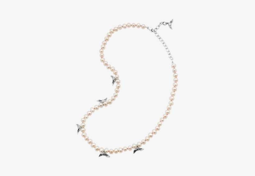 Tiny Bow Pearl Necklace - New Orleans, transparent png download