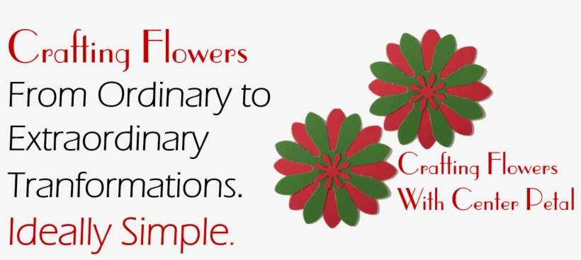 Crafting Flower Petals - Graphic Design, transparent png download