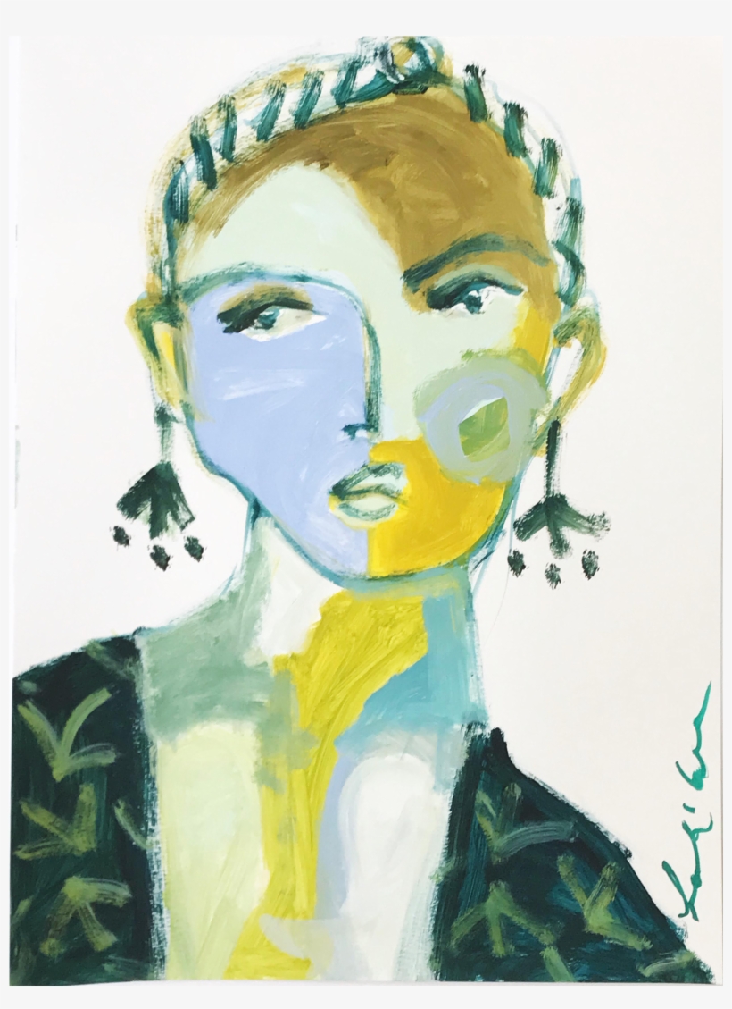 Leslie Weaver Mirella Original - Drawing, transparent png download