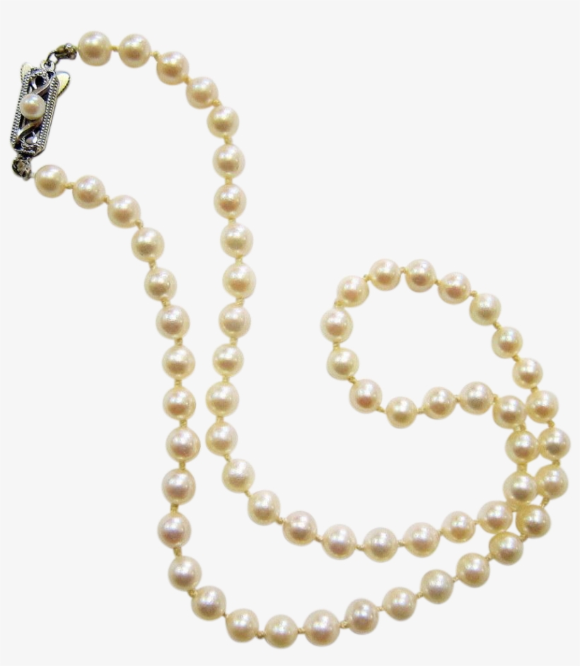 Mikimoto Pearl Necklace 31.5, transparent png download