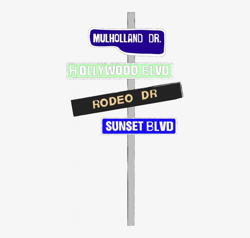 The Shopping Along Rodeo Drive Is The Best Of The Best - Street Sign, transparent png download