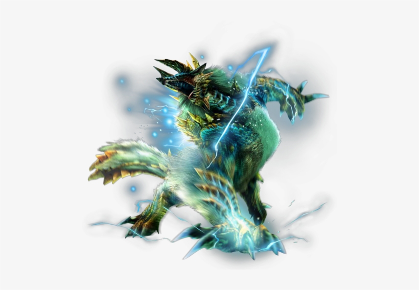Moving Faster Than You Can Aim, Jumping Farther Than - Zinogre Monster Hunter World, transparent png download