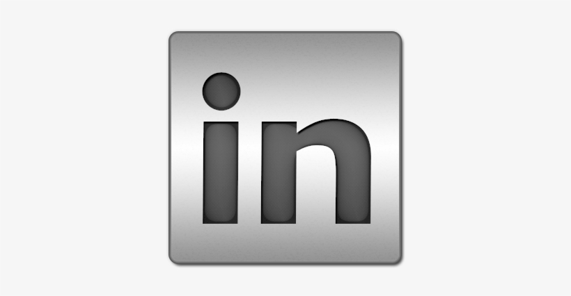 Logo, Linkedin Icon - Linkedin Logo No Background Black And White, transparent png download
