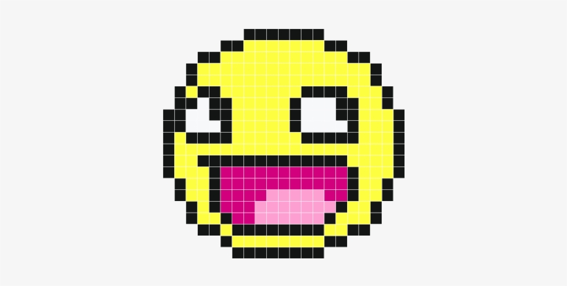 Awesome Face - Awesome Face Pixel, transparent png download