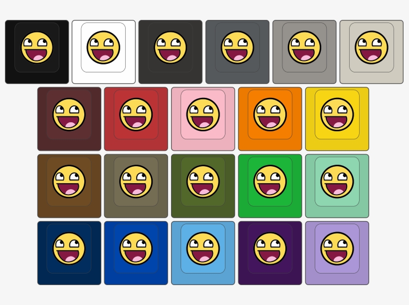 Awesome Face Cherry Mx Keycap - Awesome Face Shower Curtain, transparent png download