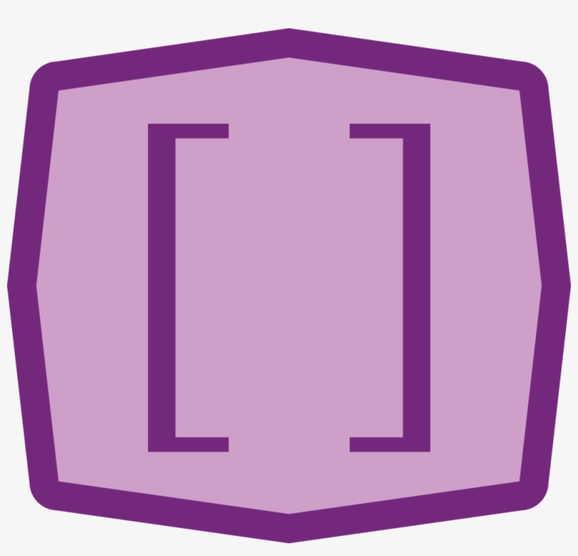Purple Clipart Bracket - Cartoon Brackets Punctuation, transparent png download