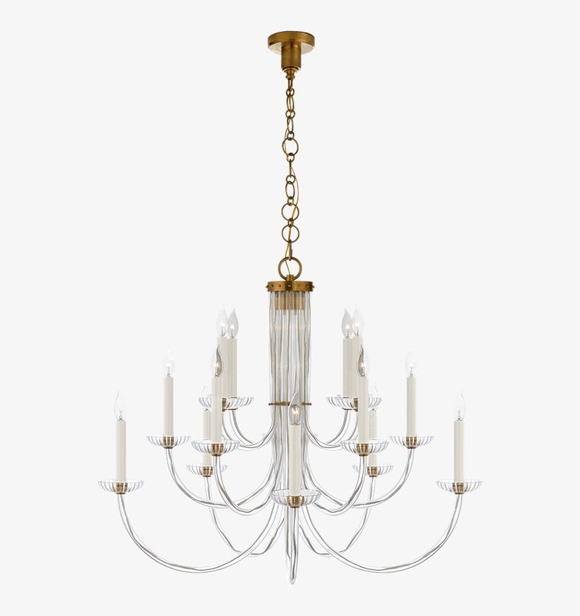 Visual Comfort Wharton Chandelier - Chandelier, transparent png download