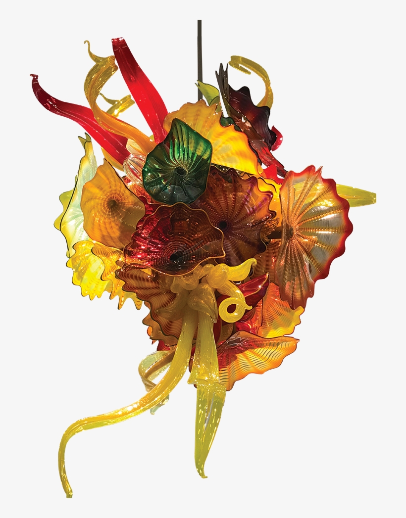 Springfield Art Museum Chihuly Chandelier - Chihuly Drawing, transparent png download