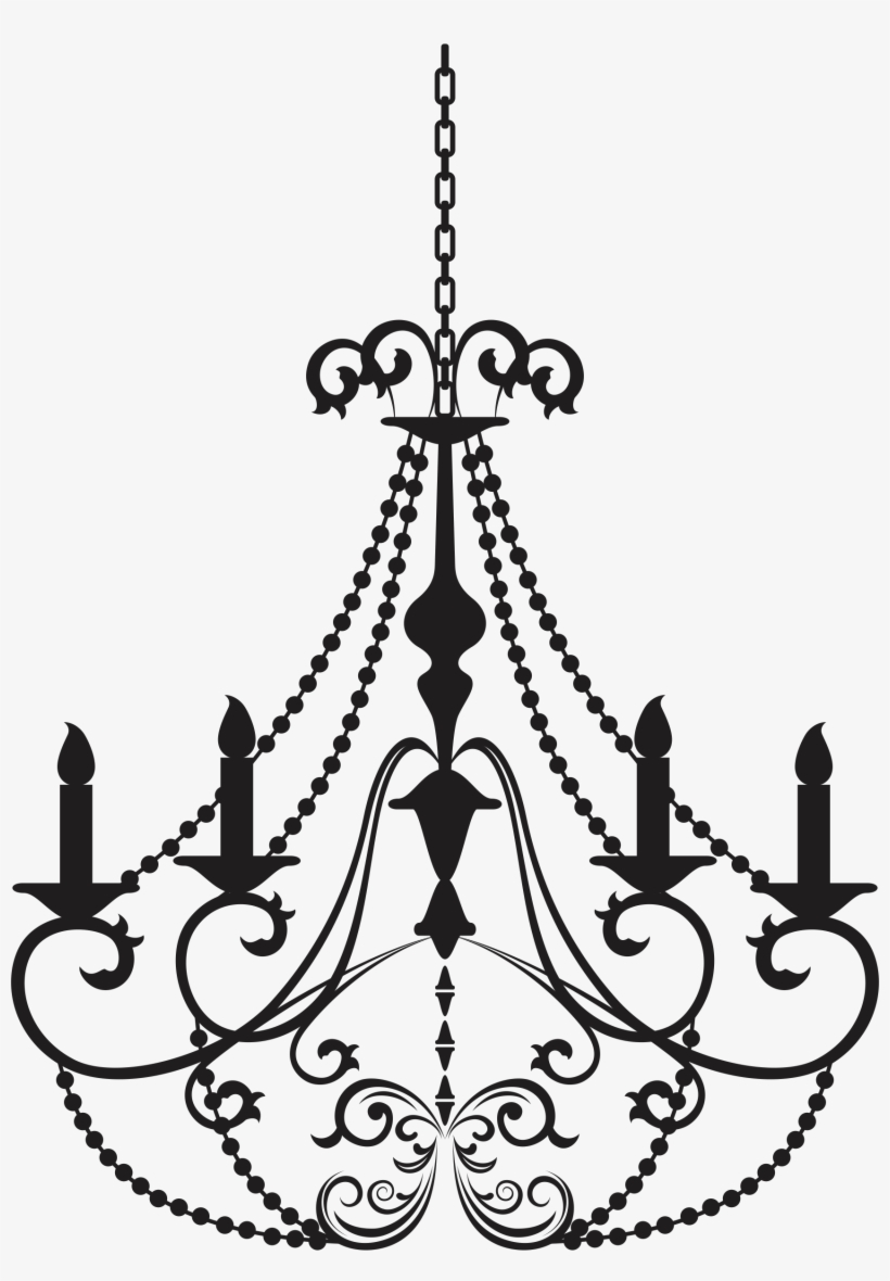15 Black Chandelier Png For Free Download On Mbtskoudsalg - Chandelier Png Art Free, transparent png download