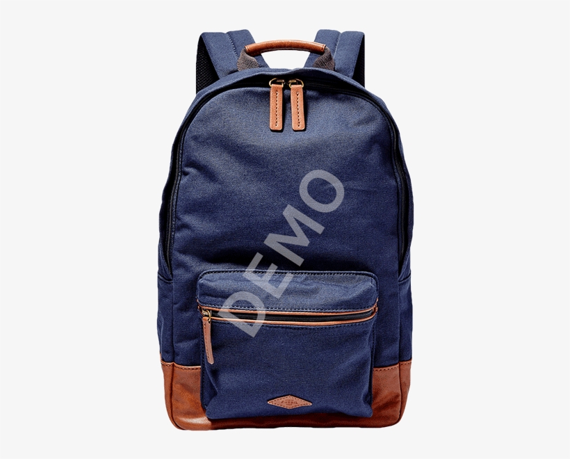 Bag Demo Slide - Fossil Estate Backpack - Navy, transparent png download