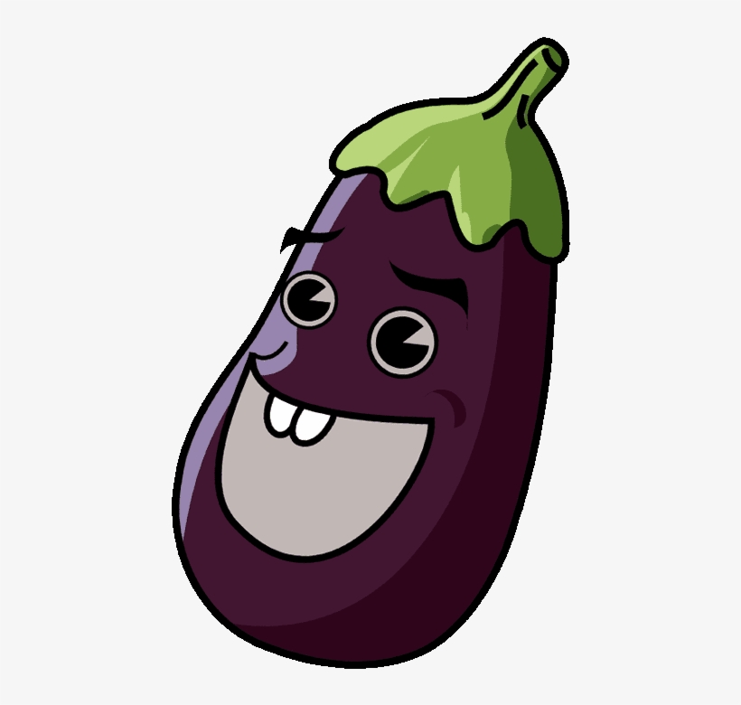 Downloads 12 Eggplant Royalty Free Clipart - Eggplant With Face Clipart, transparent png download