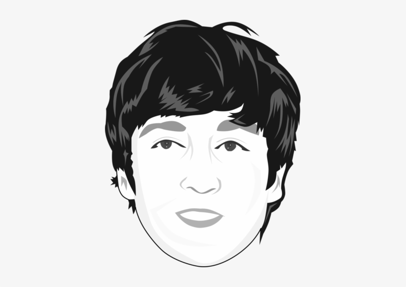 Caricate Of John Lennon By Thecartoonist - John Lennon Caricature, transparent png download