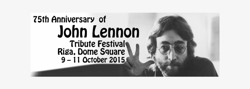 John Lennon 75th Anniversary Festival - John Lennon, transparent png download