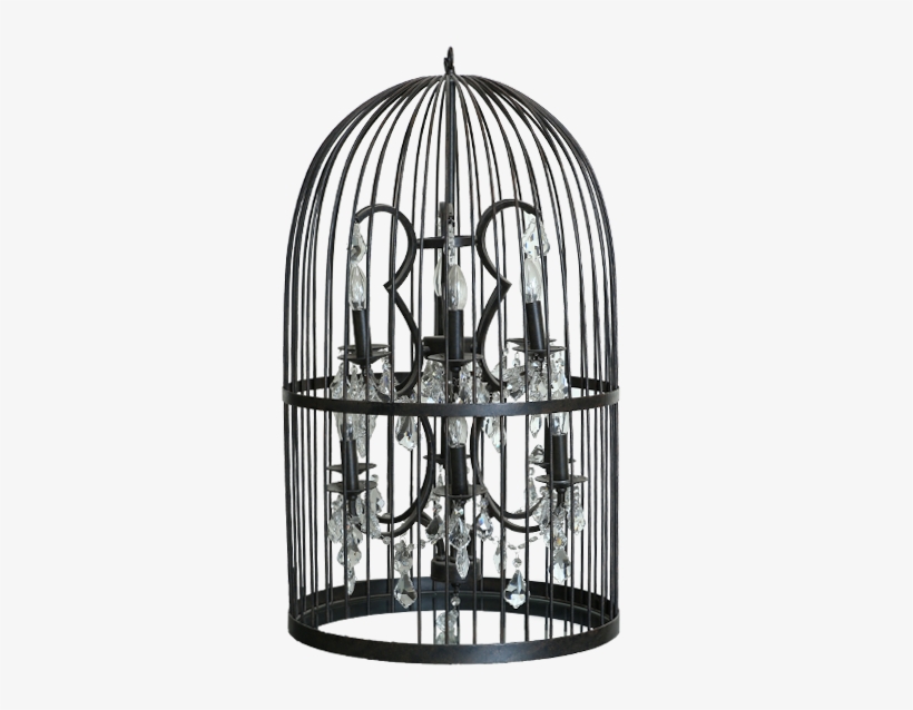 Red Crystal Chandelier - Cage, transparent png download