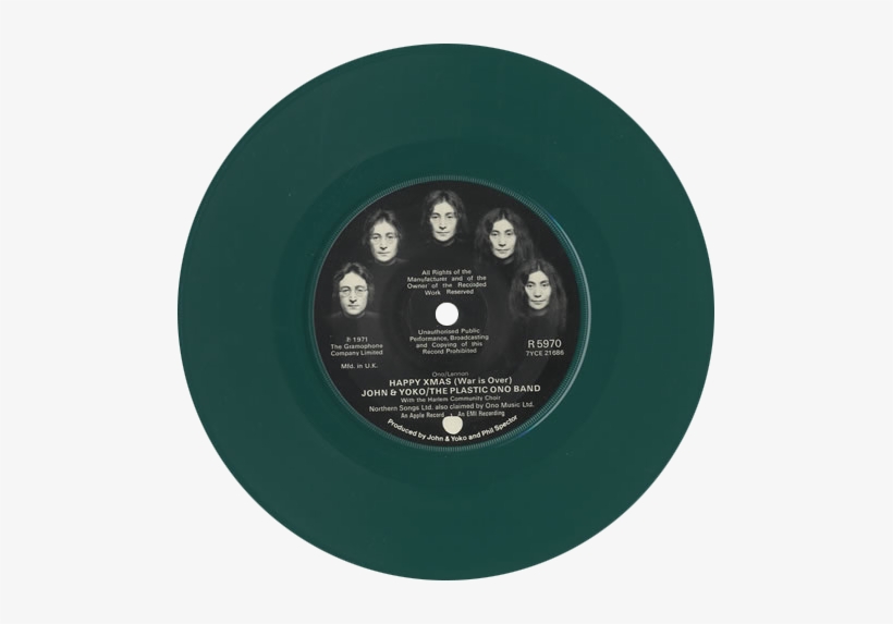 John Lennon & Yoko Ono & Plastic Ono Band, The - John Lennon Happy Xmas (war Is Over) - Black - 4-pr, transparent png download