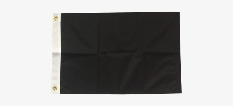 Blank Nylon Flag, Header & Grommets, Black - Blank Flag With Grommets, transparent png download