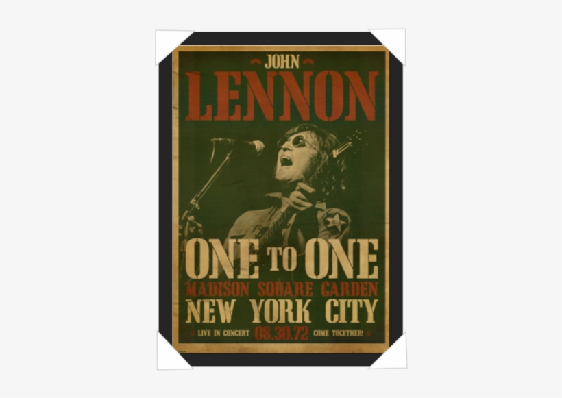 #324 - John Lennon New York Poster, transparent png download