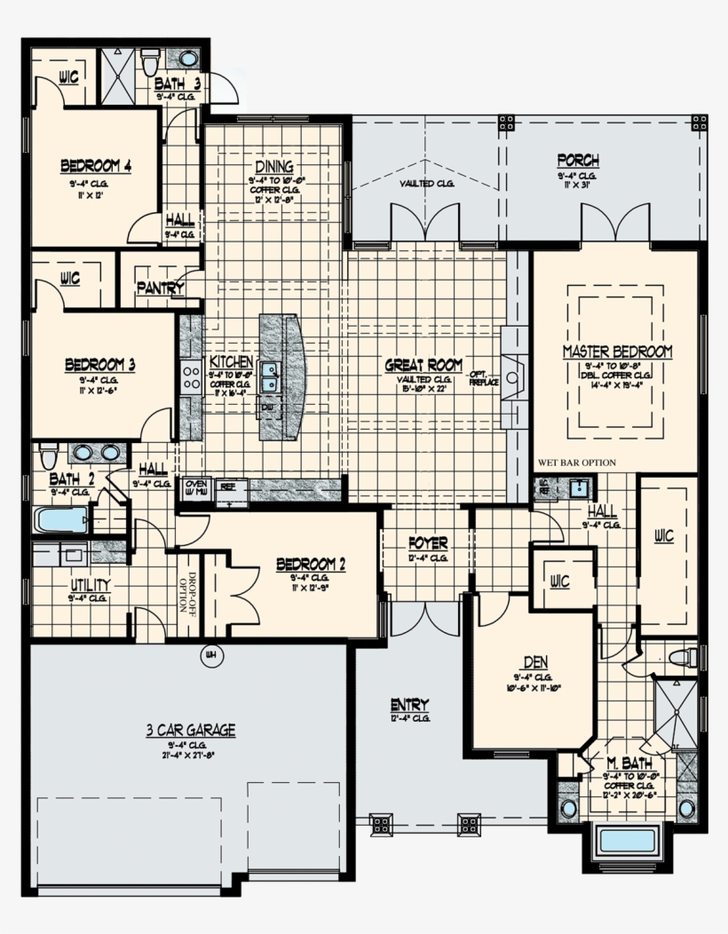 Winston - Model Floor Plans, transparent png download