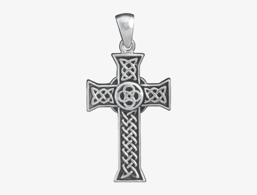Celtic Cross Pendant - Celtic Cross Pendant Jewelry Tribal Necklace Art, transparent png download