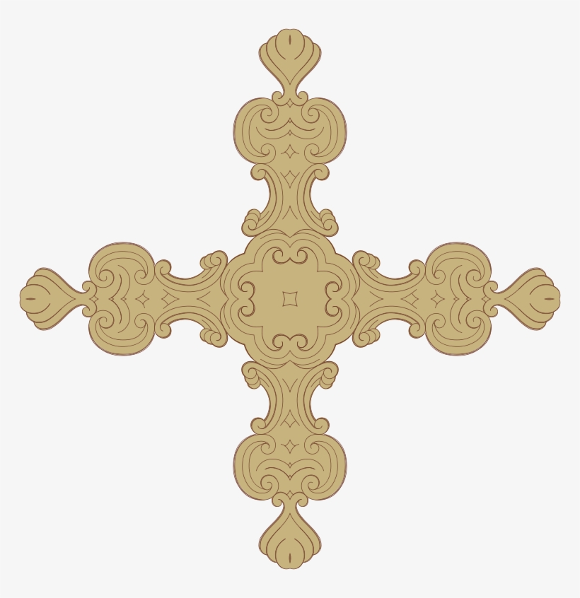 Qgi And Hollwood Fashion Celtic Knot Shuriken Drawing - Christian Cross, transparent png download