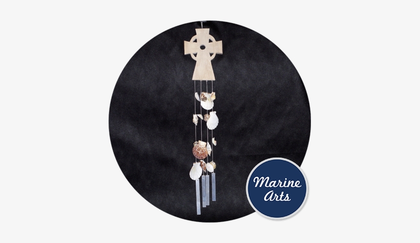 Natural Wood Celtic Cross Wind Chime - Clan Del Can Dvd, transparent png download