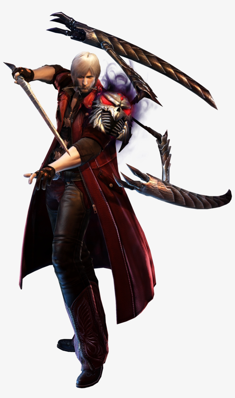 Dante With Lucifer - Devil May Cry 4 Dante Lucifer, transparent png download