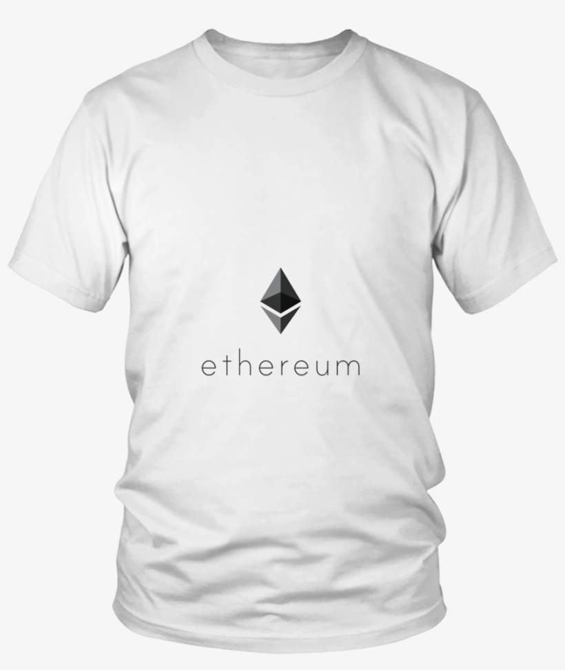 Official Ethereum Logo And Name - Unisex Cofee Lovers Trendy & Stylish T Shirts, transparent png download