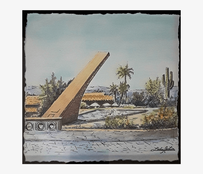 Leslie Austin Colored Pencil Drawing, Carefree Sundial - Drawing, transparent png download