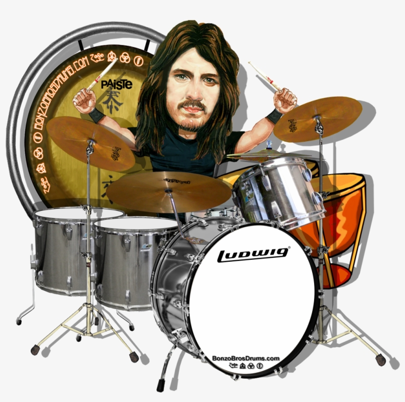John Bonham Caricature, transparent png download