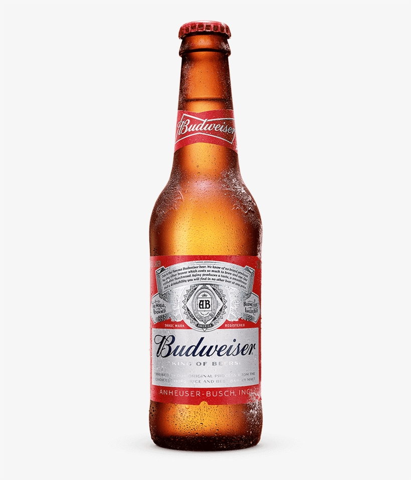 Garrafa 375ml - Budweiser Beer - 40 Fl Oz Bottle, transparent png download