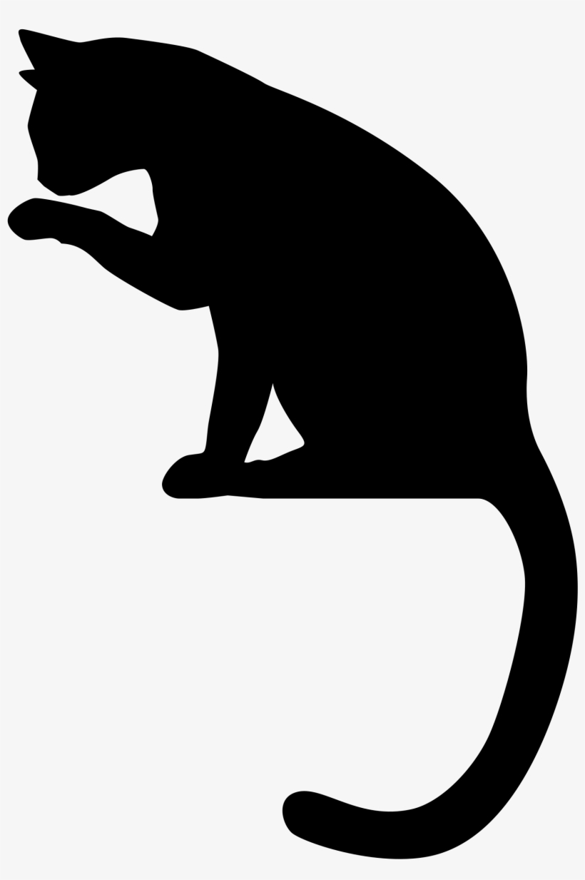 Clip Arts Related To - Siluetas De Gatos Png, transparent png download
