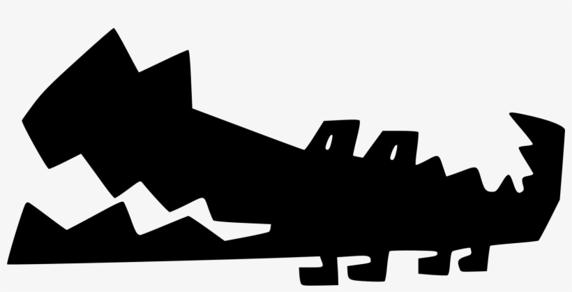Cat Silhouette Computer Icons Alligators Black And - Clip Art, transparent png download