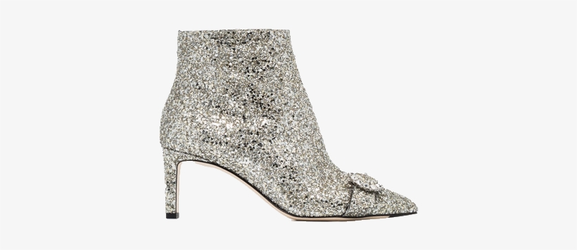 Silver Glitter Hanover 65 Boots - Glitter Boot, transparent png download