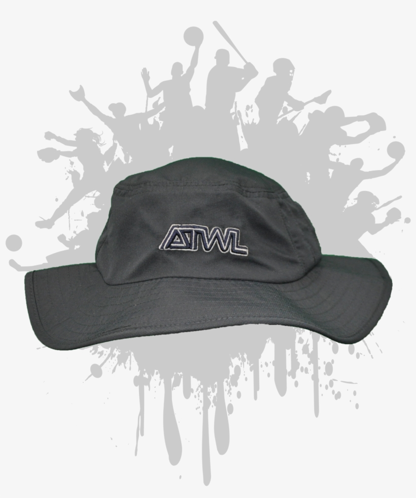 Atwl Bucket Hat 3-d Black/grey/black - All The Way Live Legit, transparent png download