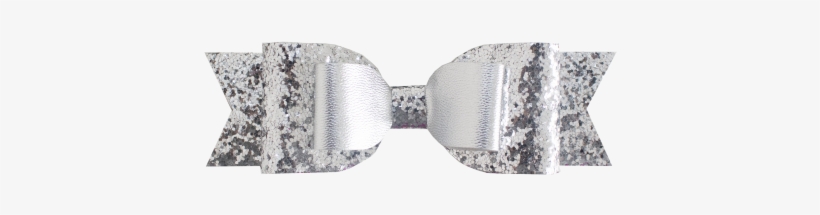 Silver Confetti Png Silver Glitter Big Bow Clippy - Silver, transparent png download
