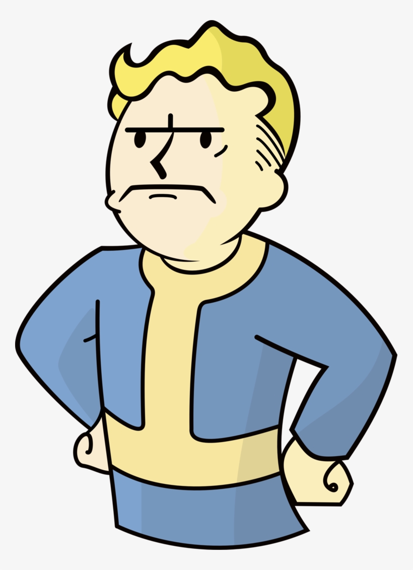 Graphic Library Library Not Happy By Scarletlightning - Fallout 4 Clipart, transparent png download
