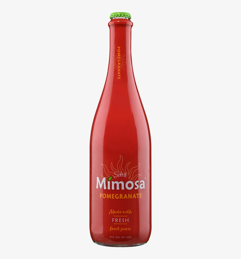 Soleil Mimosa Pomegranate - Glass Bottle, transparent png download