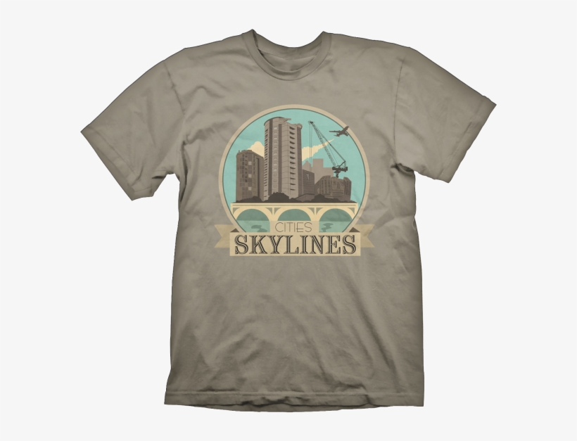 Skylines T-shirt New Cover - T Shirt, transparent png download