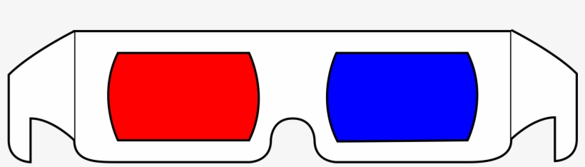 Open - 3d Glasses Red Blue Png, transparent png download